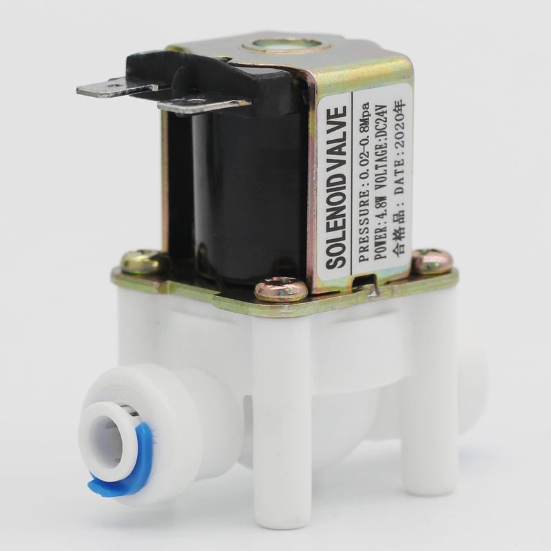 DIGITEN 24V 1/4" Inlet Feed Water Solenoid Valve for RO Reverse Osmosis Pure System - Image 2